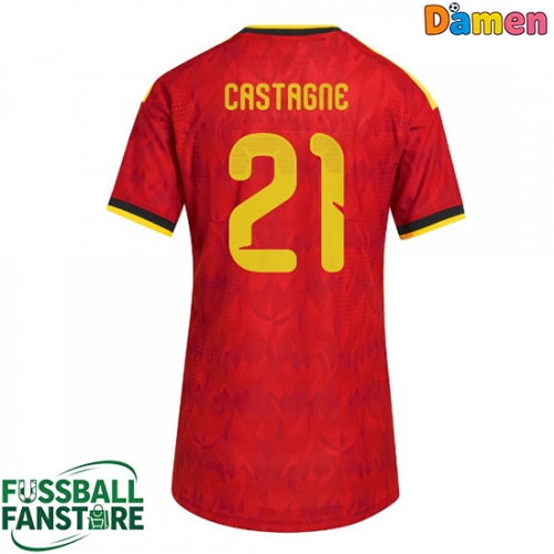 Belgien Timothy Castagne #21 Replik Heimtrikot Damen WM 2026 Kurzarm